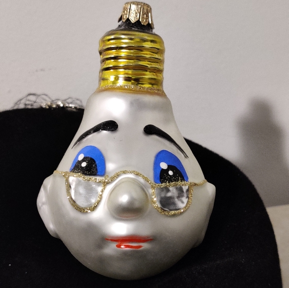 NEW Vintage Kurt Adler Polonaise Collection "Light Bulb" Ornament - Picture 4 of 13